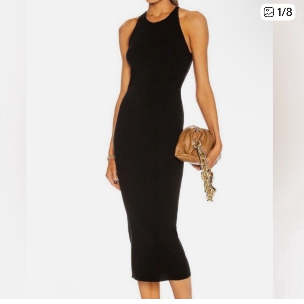 A.L.C. Chic Black Midi Dress